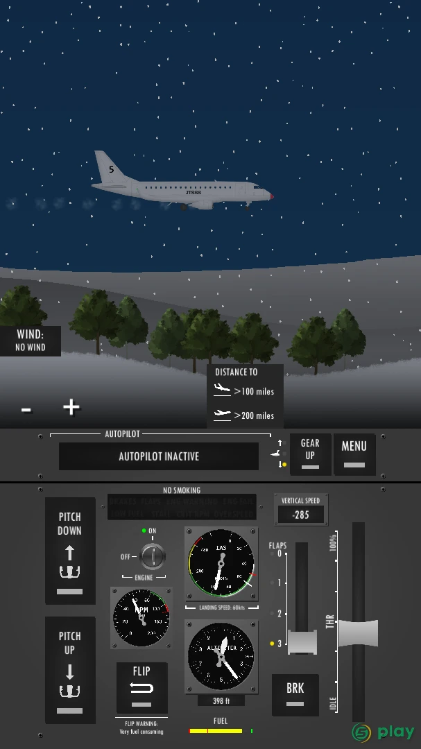 Flight Simulator 2d - realistic sandbox simulation — скриншот 5