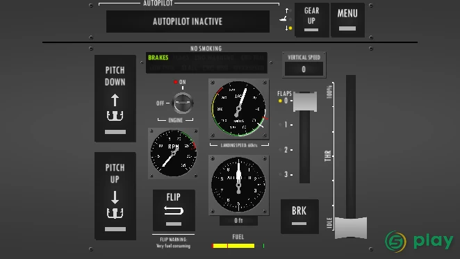Flight Simulator 2d - realistic sandbox simulation — скриншот 7