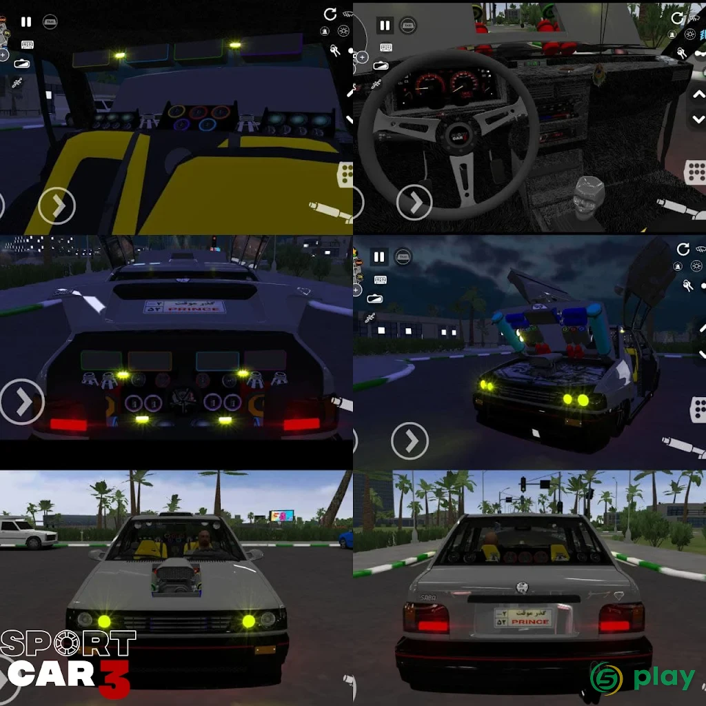 Sport car 3 : Taxi & Police -  drive simulator — скриншот 3