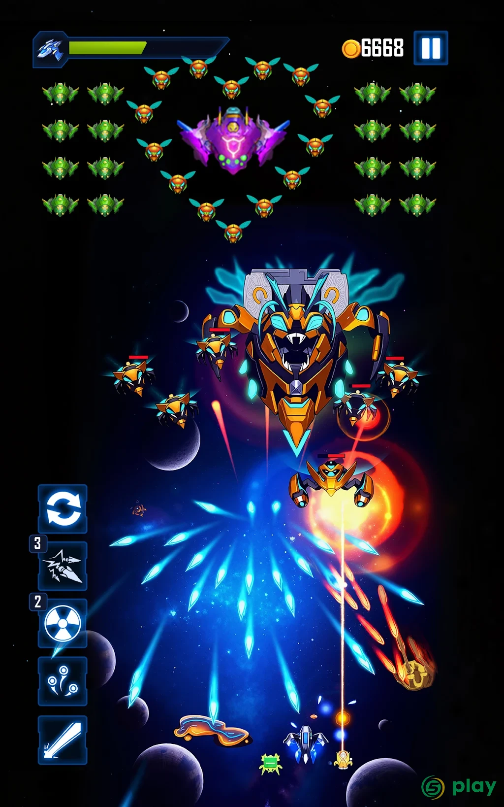 WindWings: Galaxy attack Pro — скриншот 11