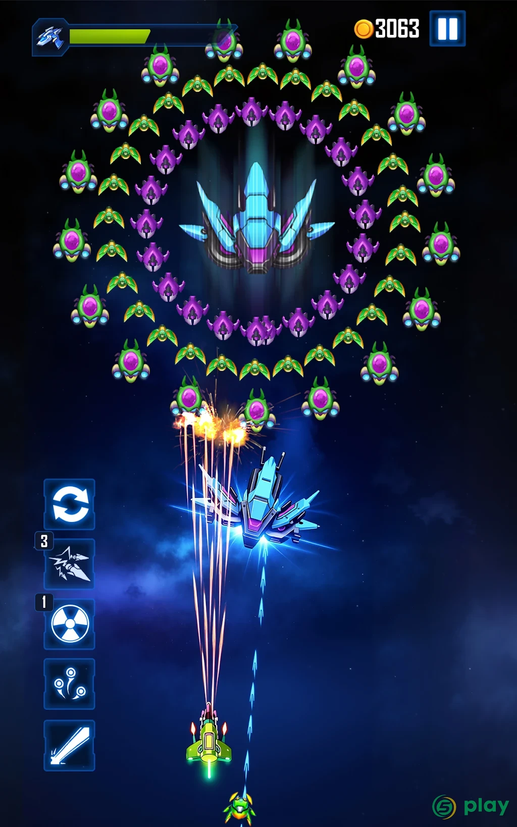 WindWings: Galaxy attack Pro — скриншот 12