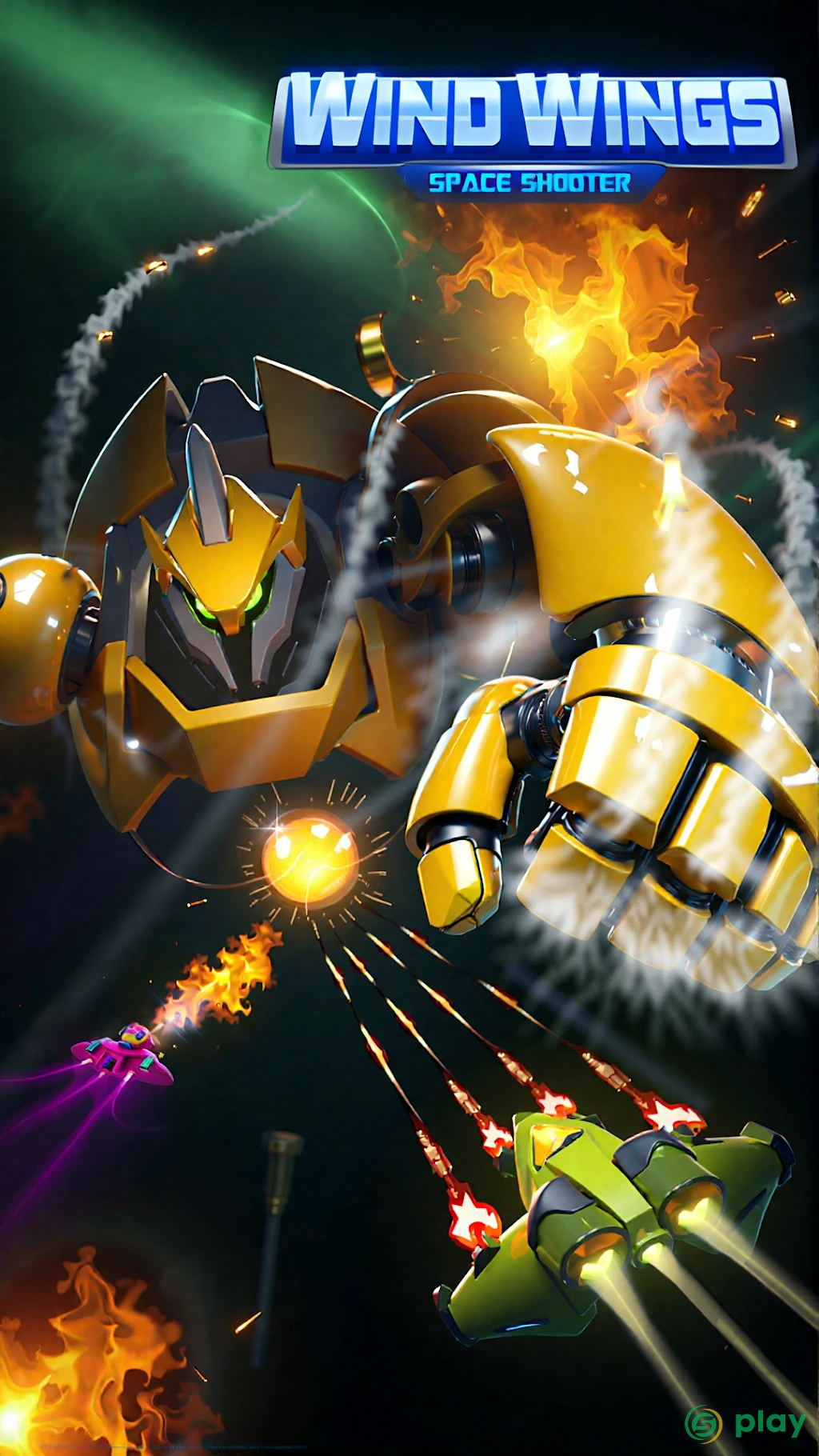 WindWings: Galaxy attack Pro — скриншот 1