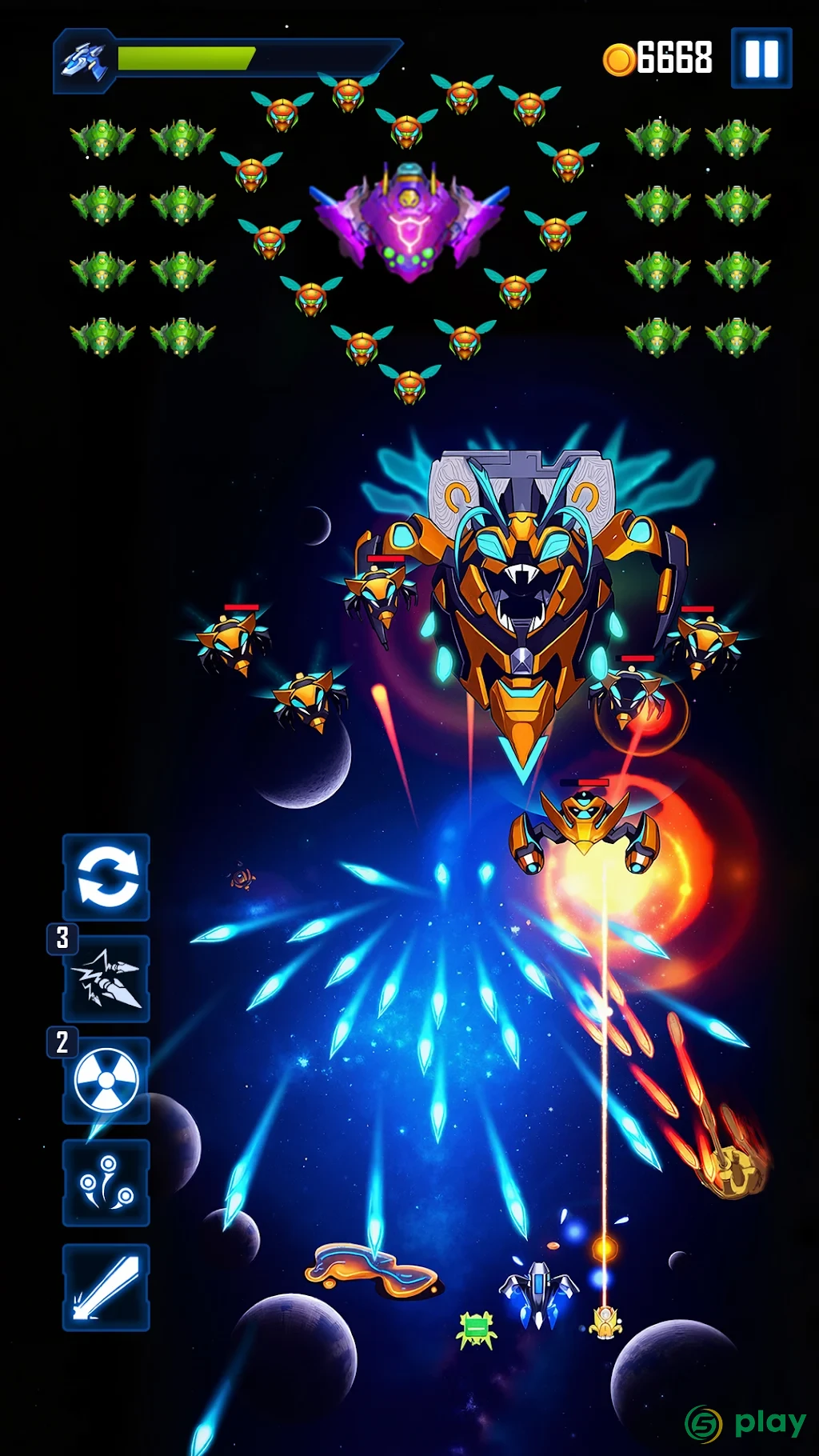 WindWings: Galaxy attack Pro — скриншот 3