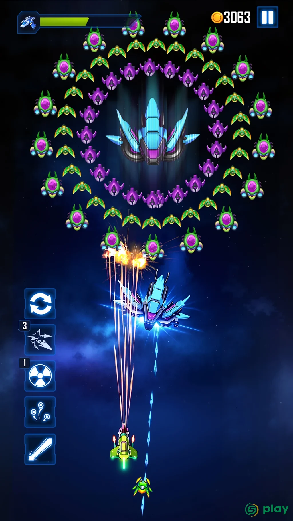 WindWings: Galaxy attack Pro — скриншот 4