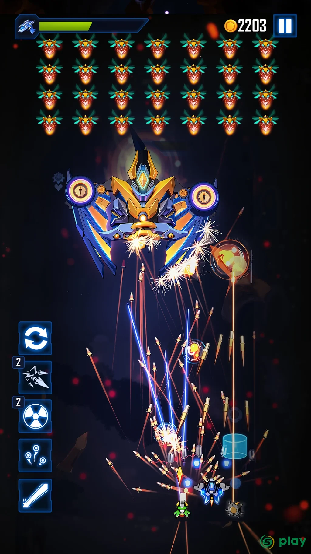 WindWings: Galaxy attack Pro — скриншот 5