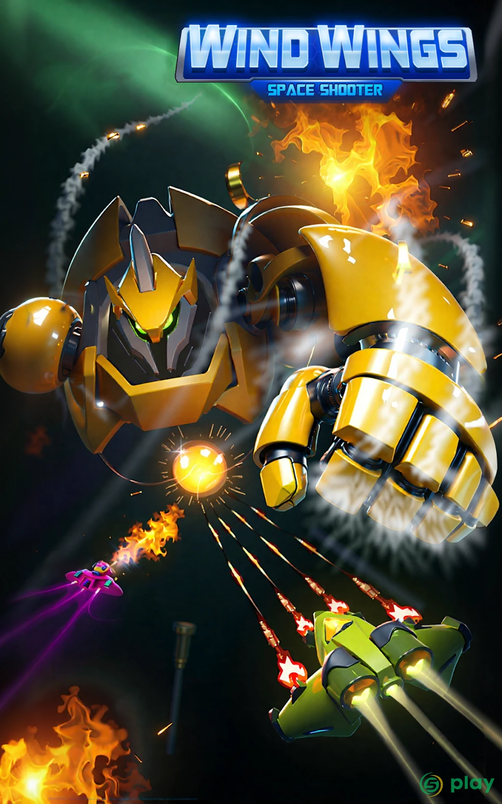WindWings: Galaxy attack Pro — скриншот 9