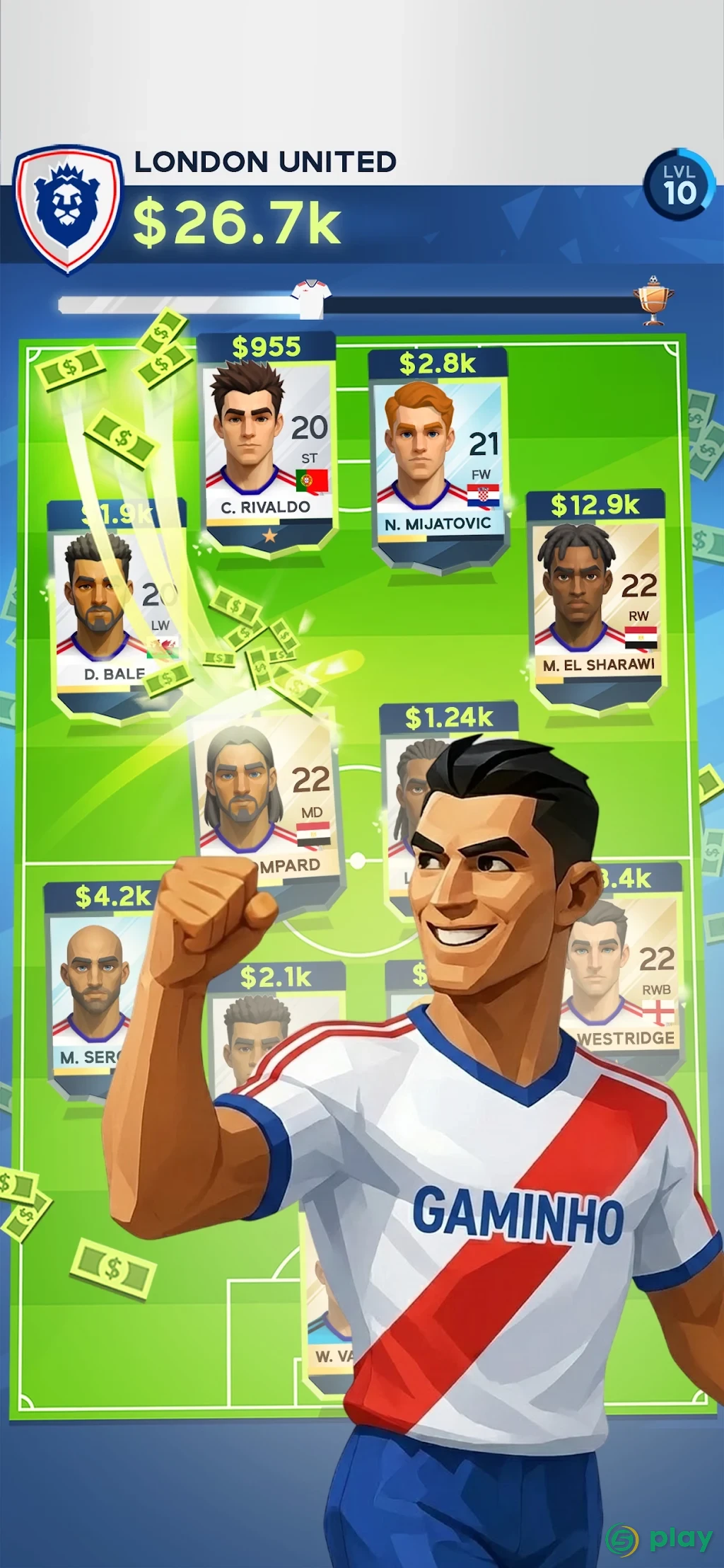 Idle Eleven - Be a millionaire football tycoon — скриншот 4