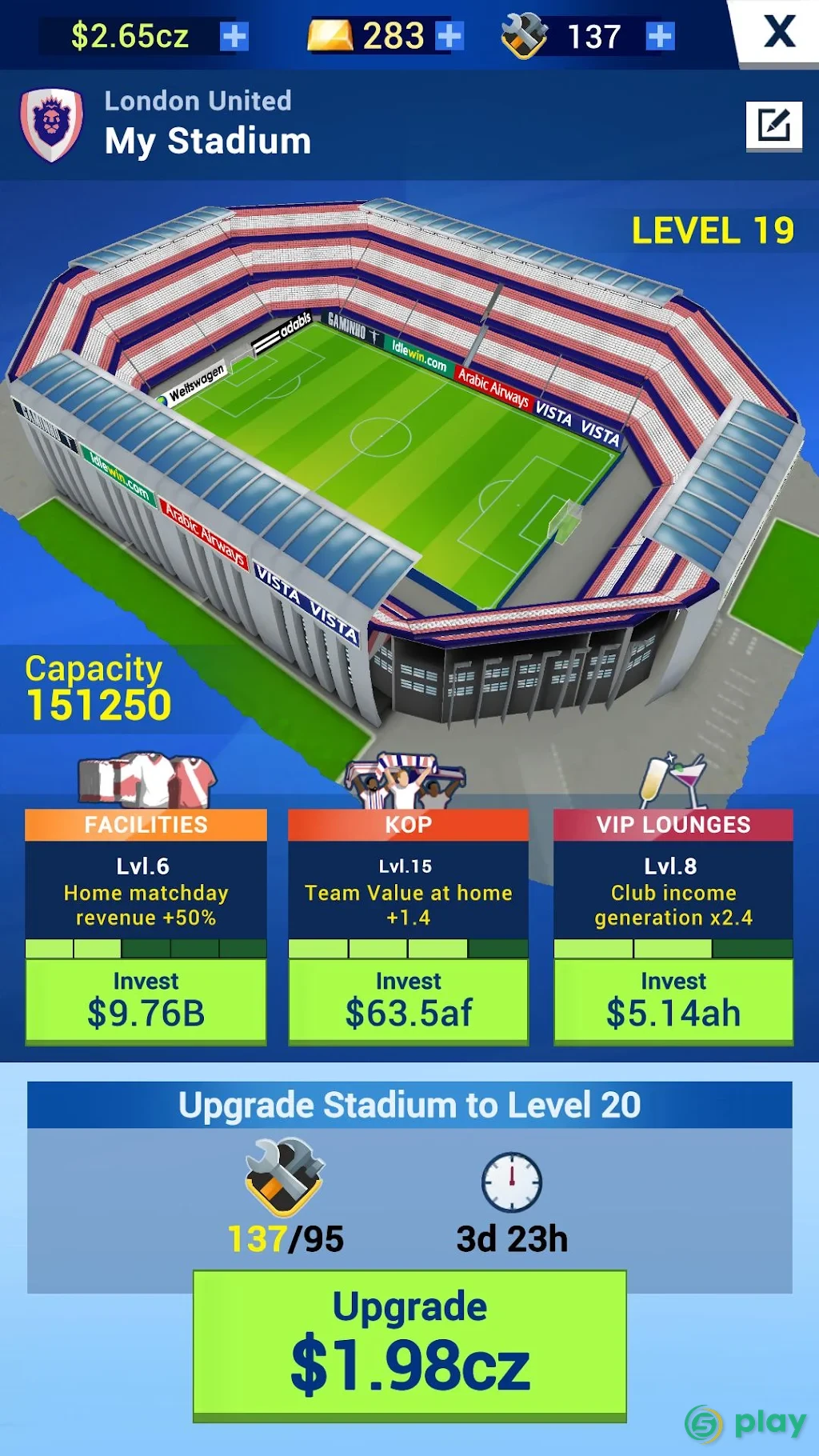 Idle Eleven - Be a millionaire football tycoon — скриншот 5
