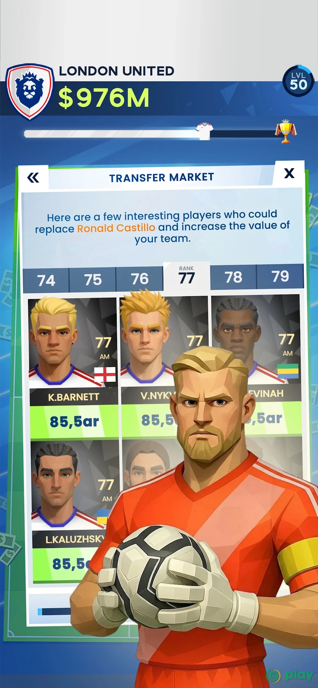 Idle Eleven - Be a millionaire football tycoon — скриншот 6