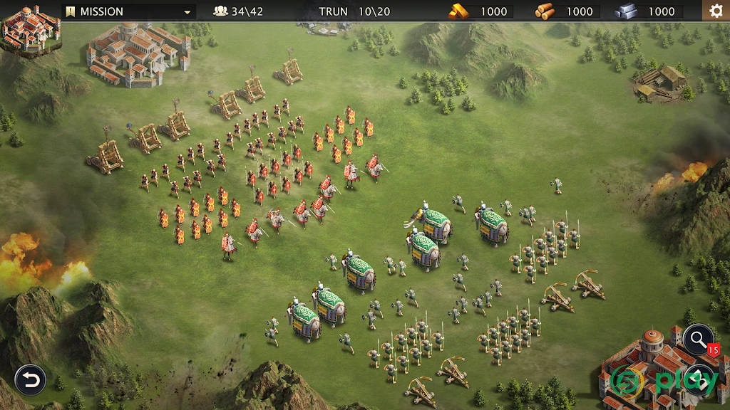 Rome Empire War: Strategy Games — скриншот 6