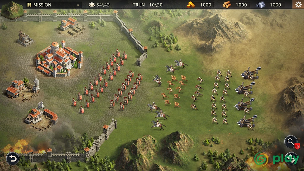 Rome Empire War: Strategy Games — скриншот 7