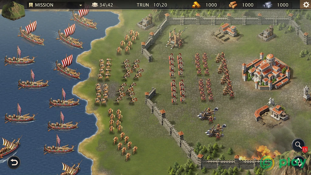 Rome Empire War: Strategy Games — скриншот 8