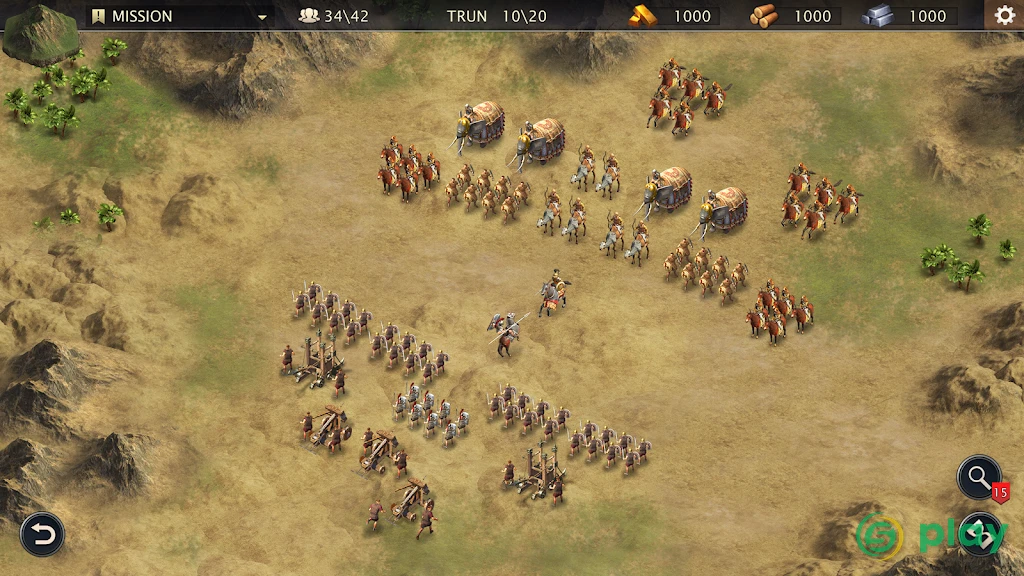 Rome Empire War: Strategy Games — скриншот 9