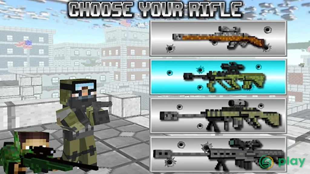 American Block Sniper Survival — скриншот 1