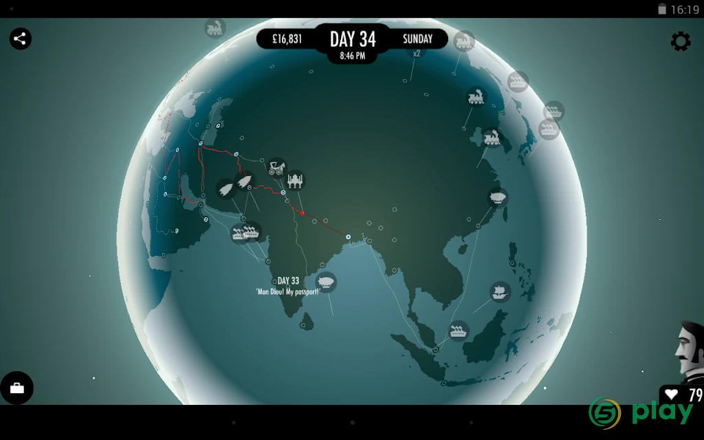 80 Days — скриншот 11