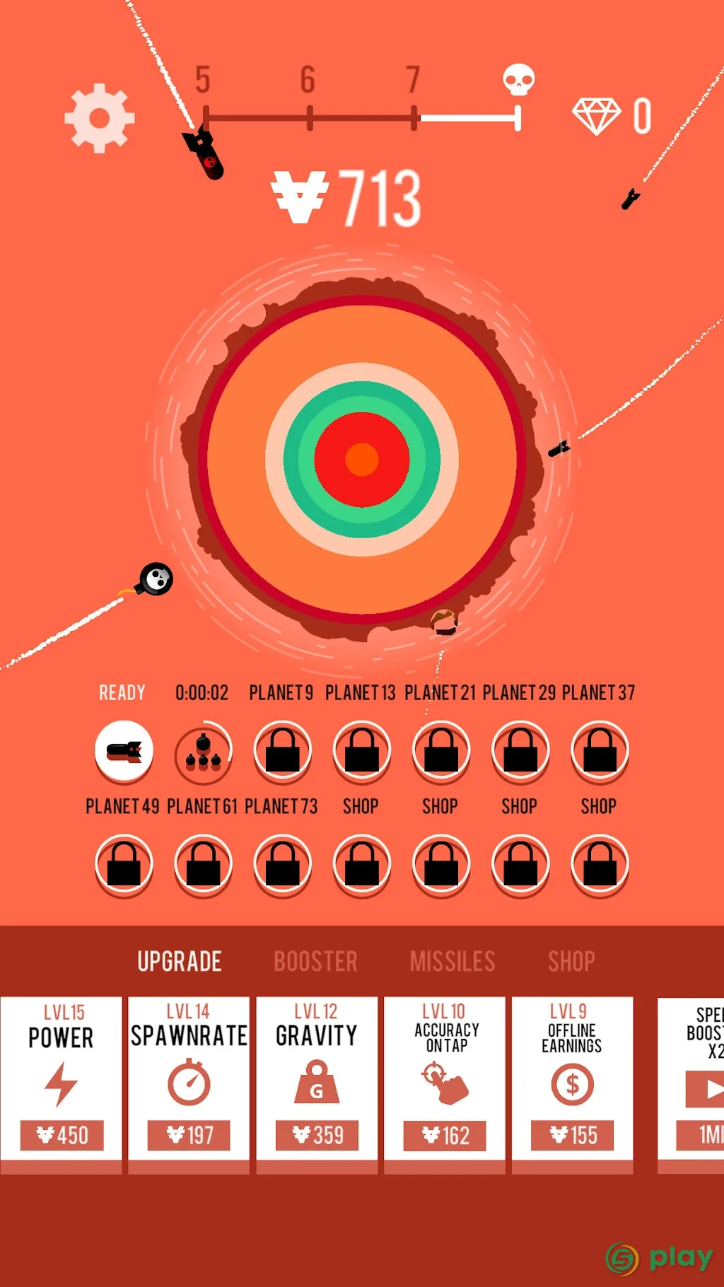 Planet Bomber! — скриншот 1