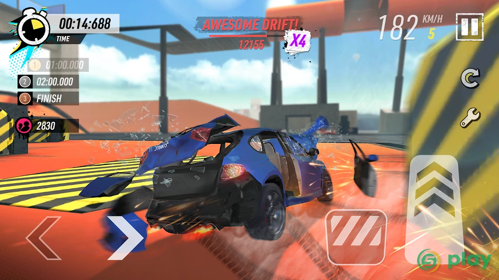 Car Stunt Races: Mega Ramps — скриншот 7
