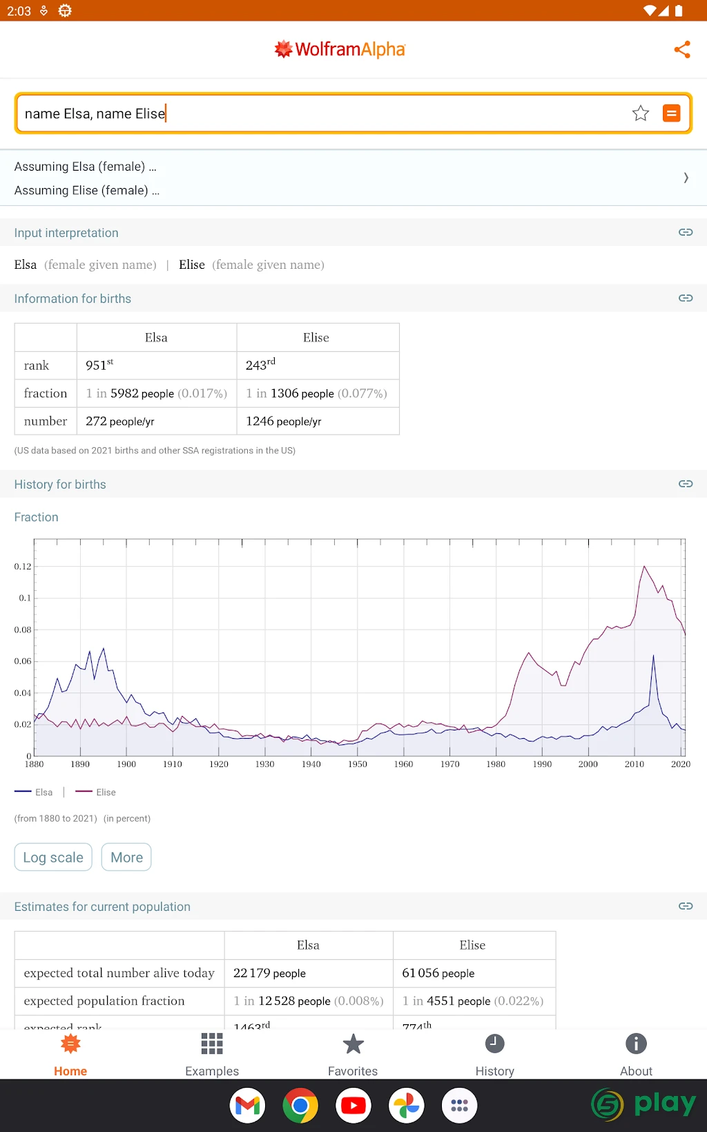 WolframAlpha — скриншот 7