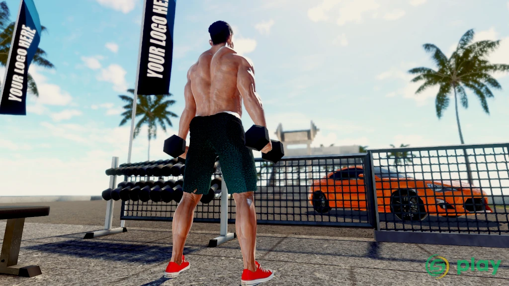Iron Muscle - Be the champion игра бодибилдинг — скриншот 2