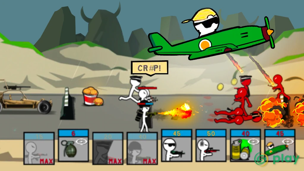 Stickman Army: битва наследия мировой войны — скриншот 3