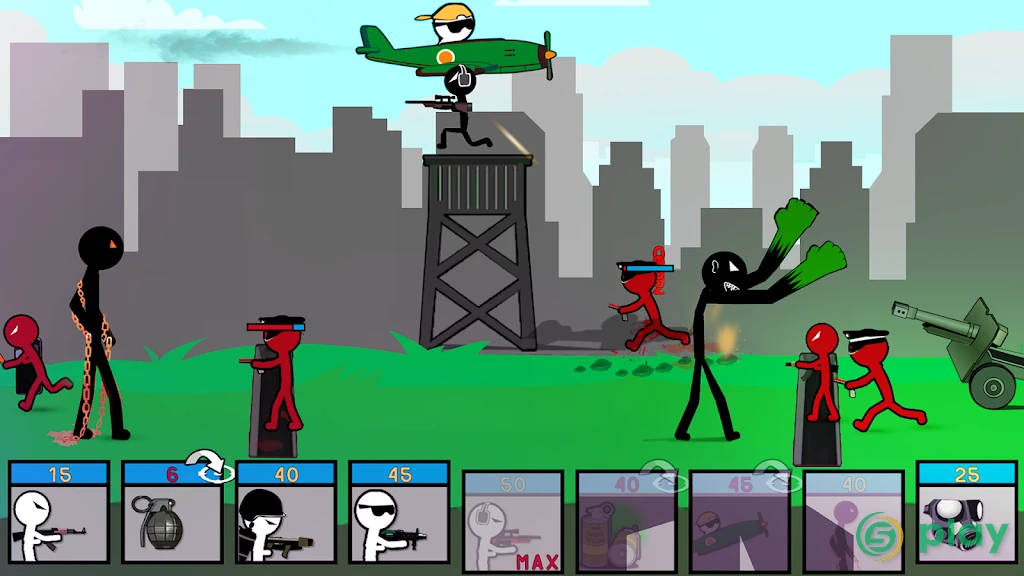 Stickman Army: битва наследия мировой войны — скриншот 4