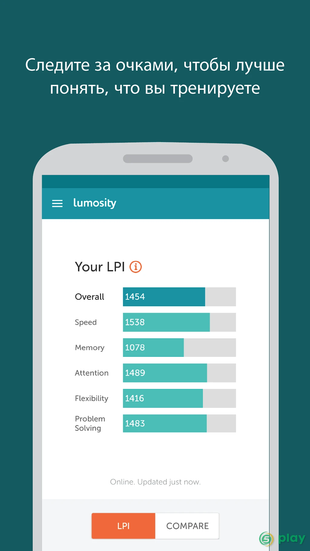 Lumosity - тренировка мозга — скриншот 4