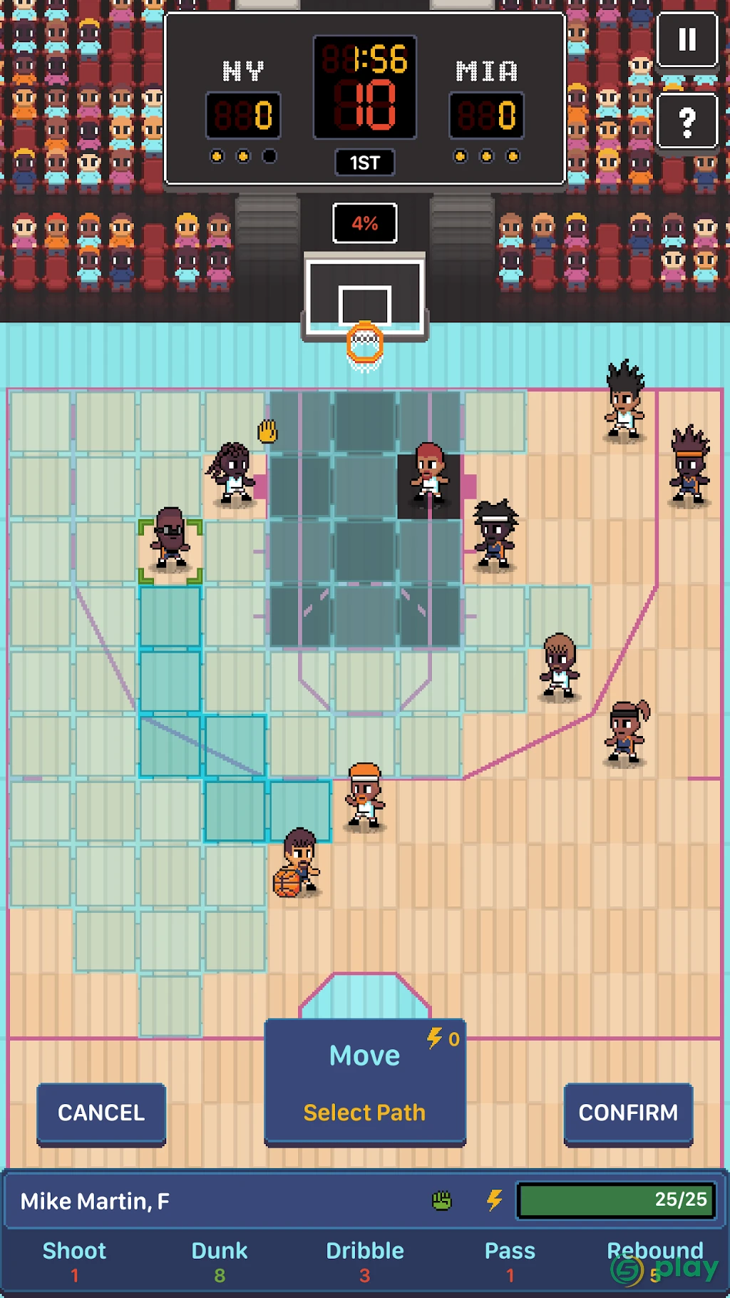 Hoop League Tactics — скриншот 5