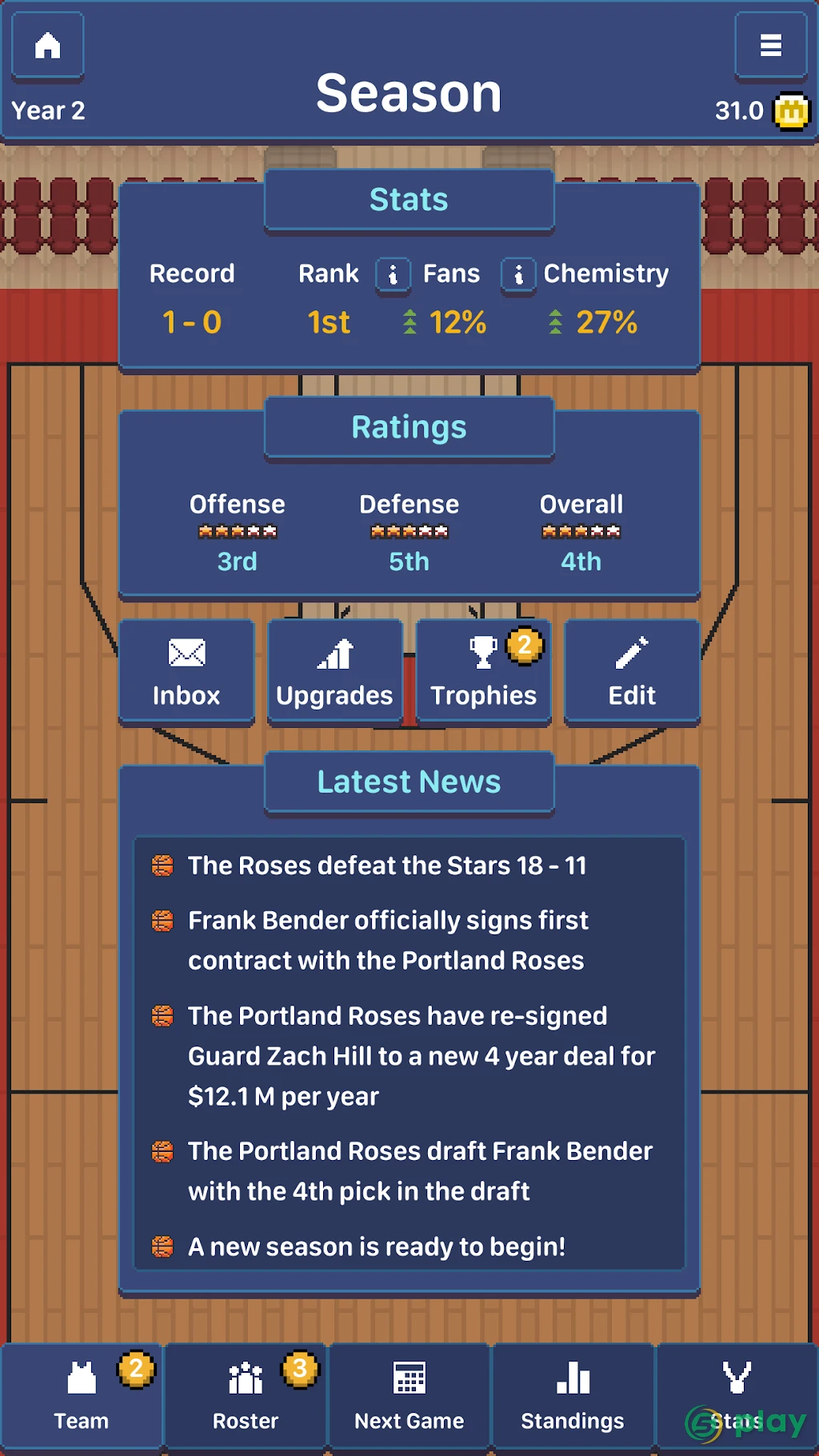 Hoop League Tactics — скриншот 6
