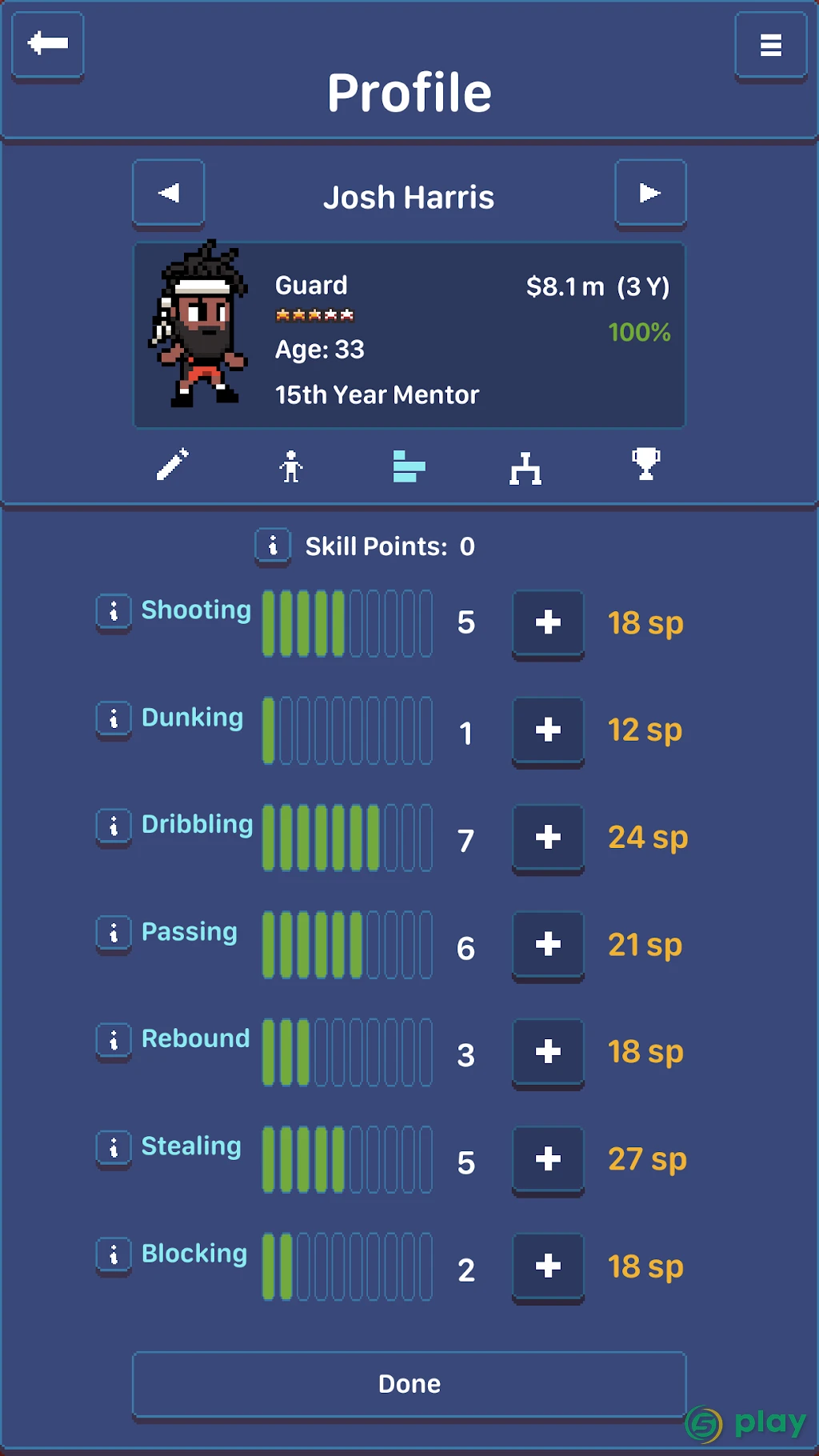 Hoop League Tactics — скриншот 8