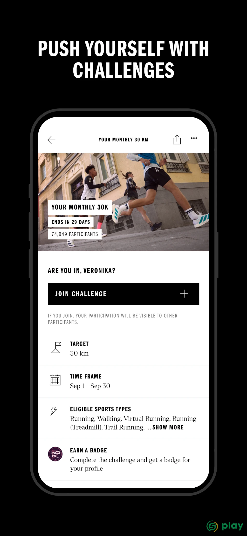Фитнес трекер для бега от adidas Runtastic — скриншот 2