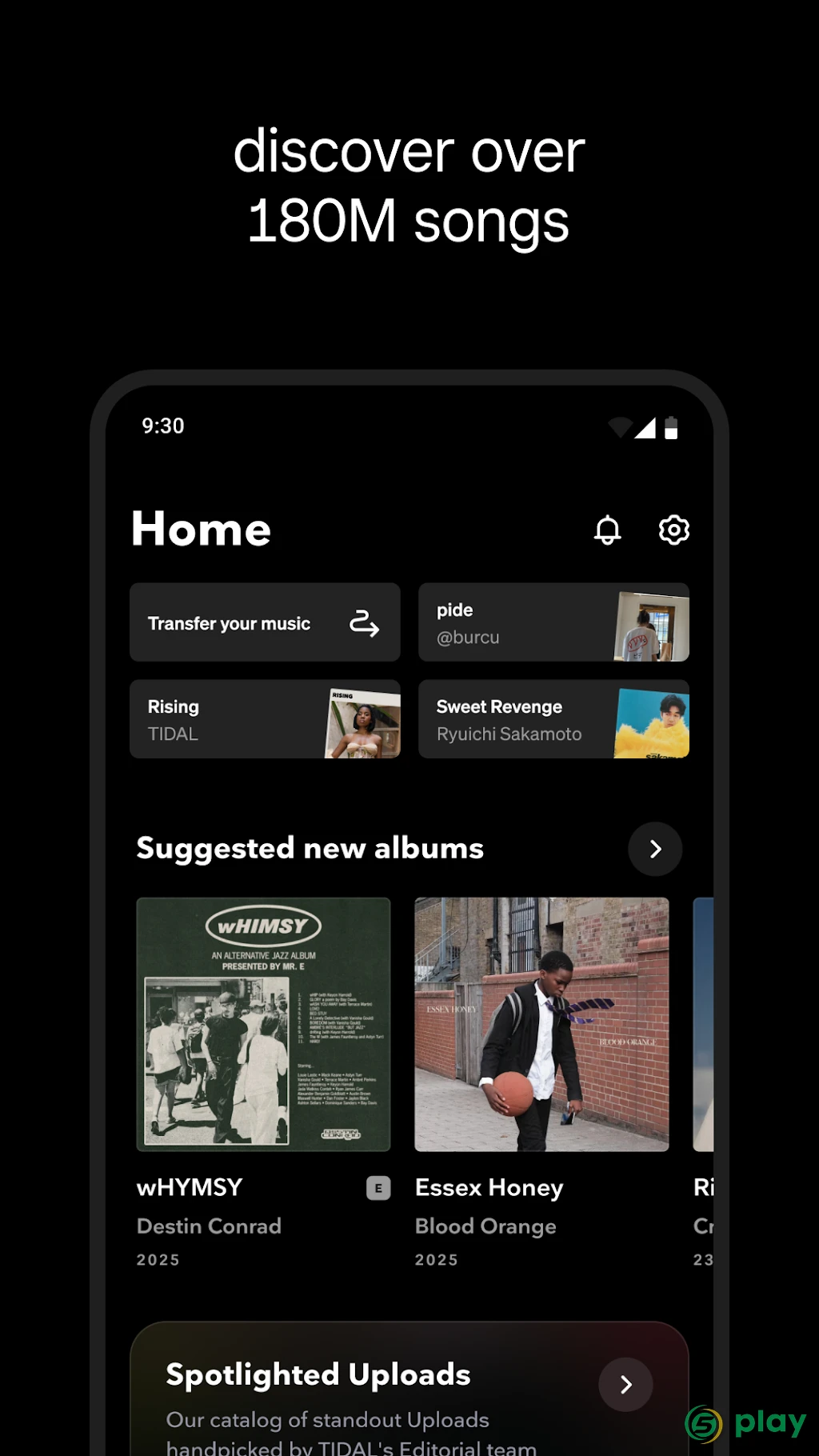 TIDAL Music: HiFi, Playlists — скриншот 4