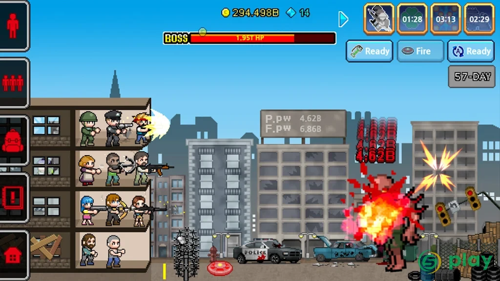 100 DAYS - Zombie Survival — скриншот 2