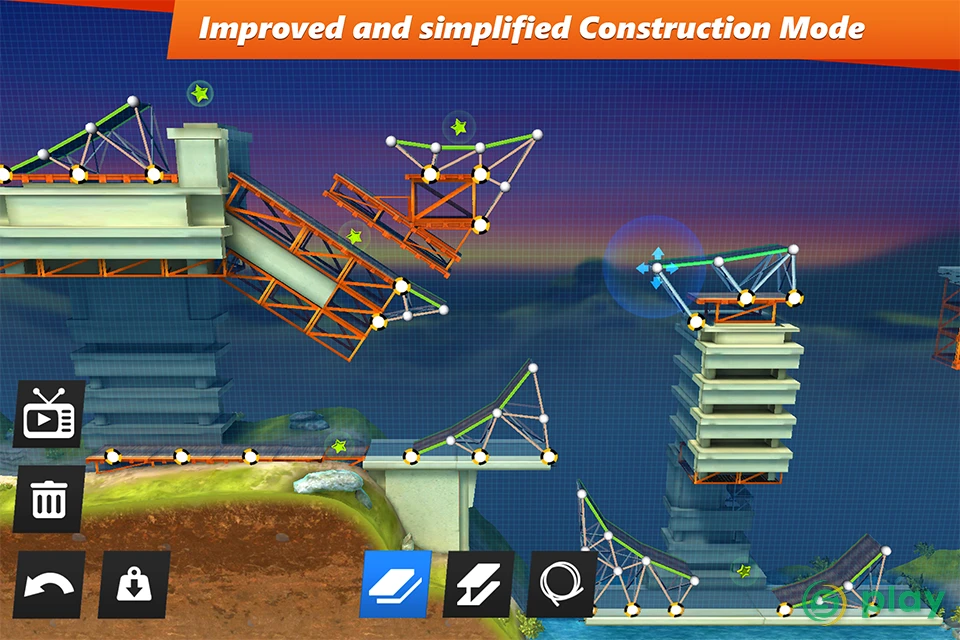 Bridge Constructor Portal — скриншот 3