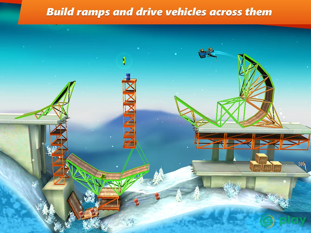 Bridge Constructor Portal — скриншот 7