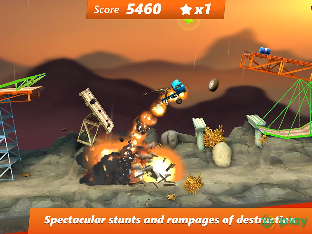 Bridge Constructor Portal — скриншот 8