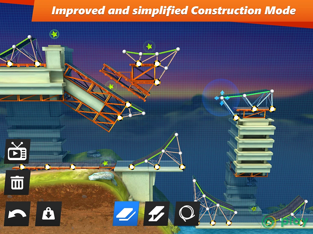 Bridge Constructor Portal — скриншот 9