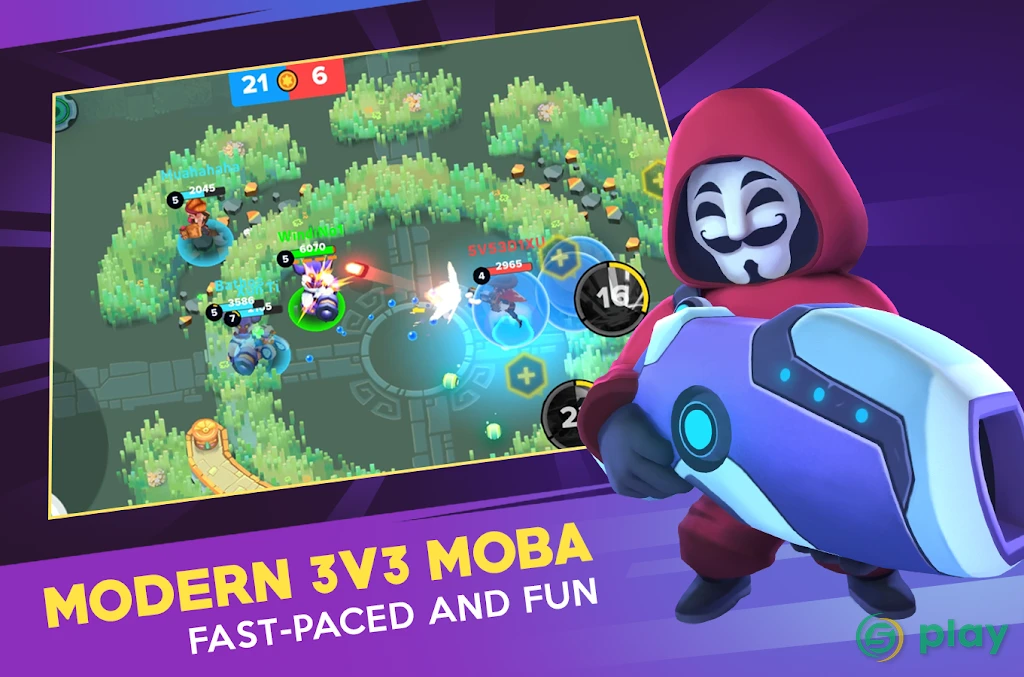 Heroes Strike Offline - MOBA & Battle Royale — скриншот 2