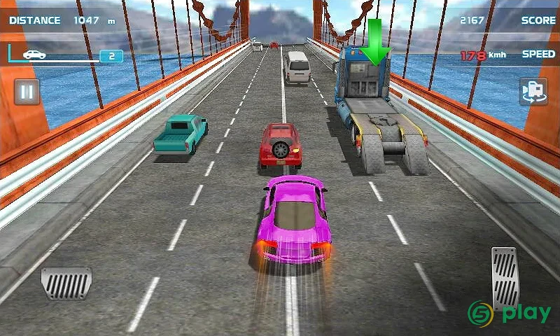 Turbo Driving Racing 3D — скриншот 2