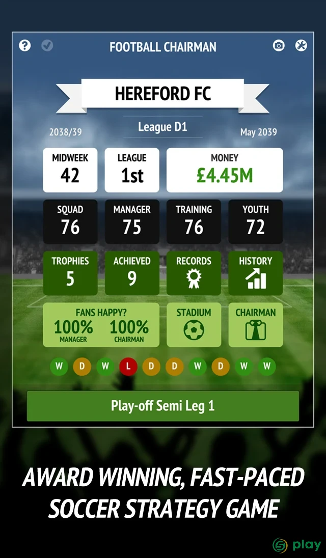 Football Chairman Pro — скриншот 1