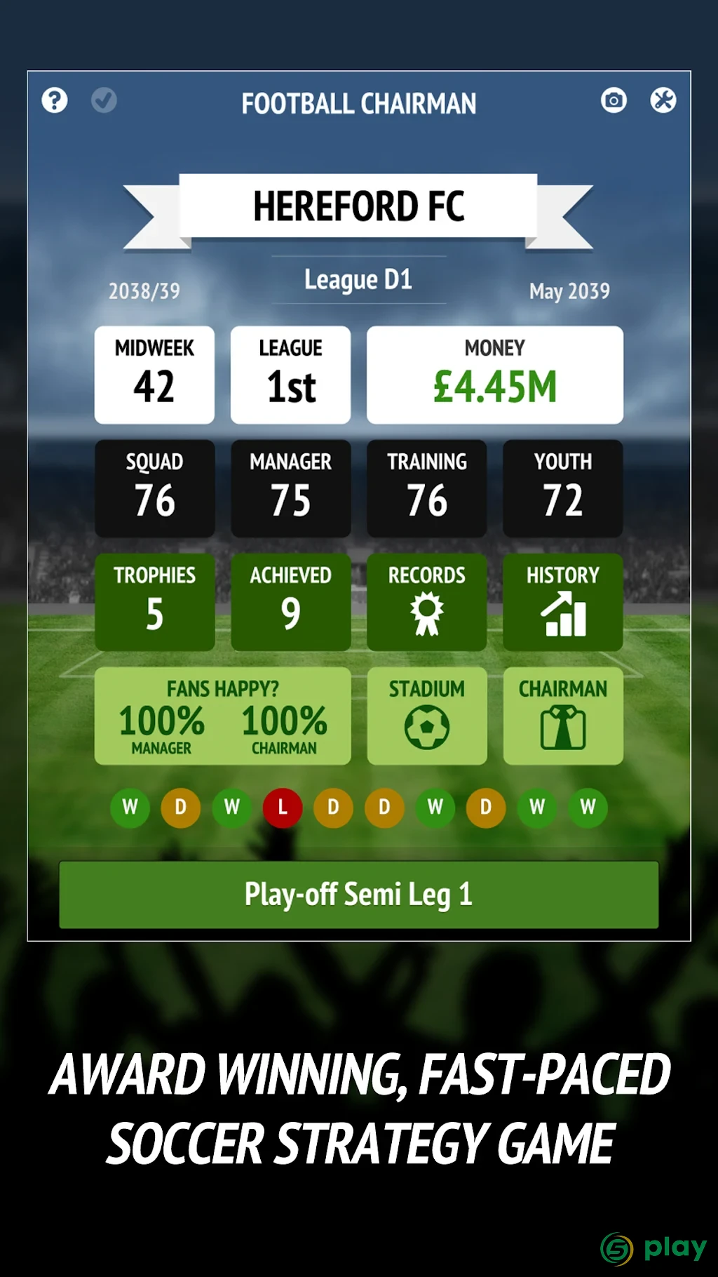 Football Chairman Pro — скриншот 6