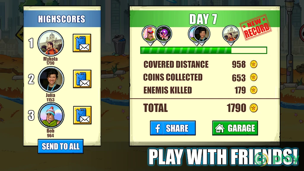 Mad Day - Truck Distance Game — скриншот 3