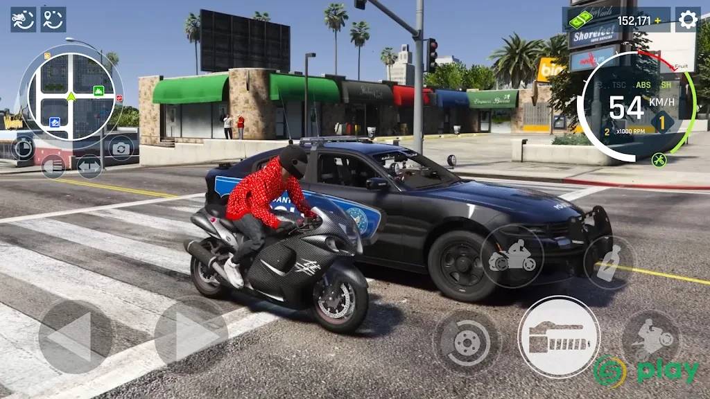 Real Moto Driving Racing World — скриншот 1