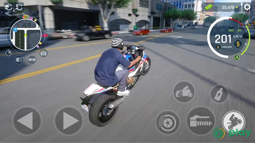 Real Moto Driving Racing World — скриншот 3
