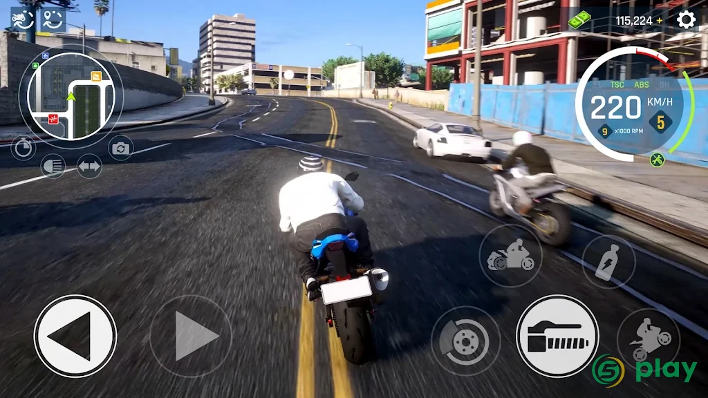 Real Moto Driving Racing World — скриншот 4