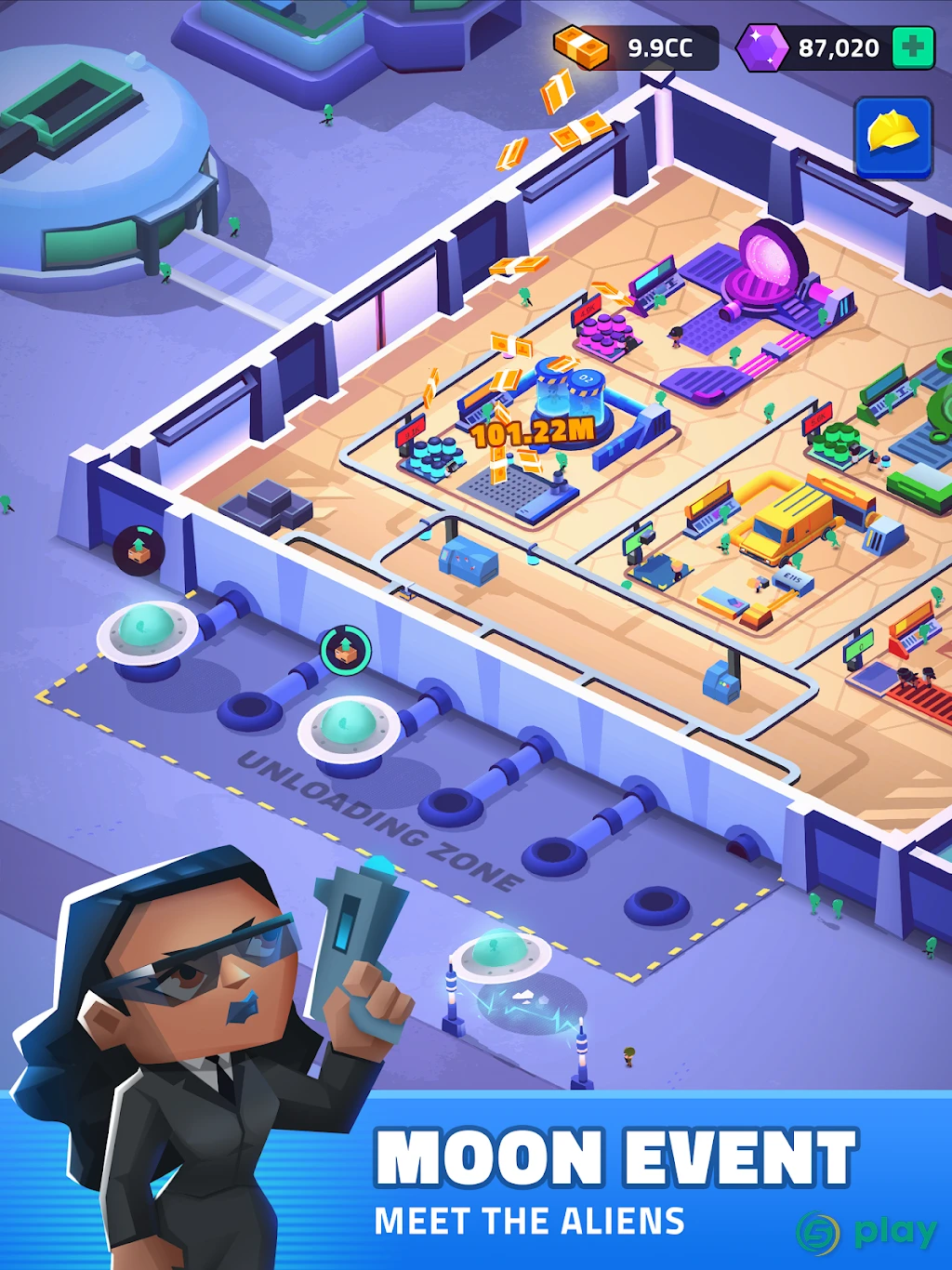 Idle Area 51 — скриншот 11