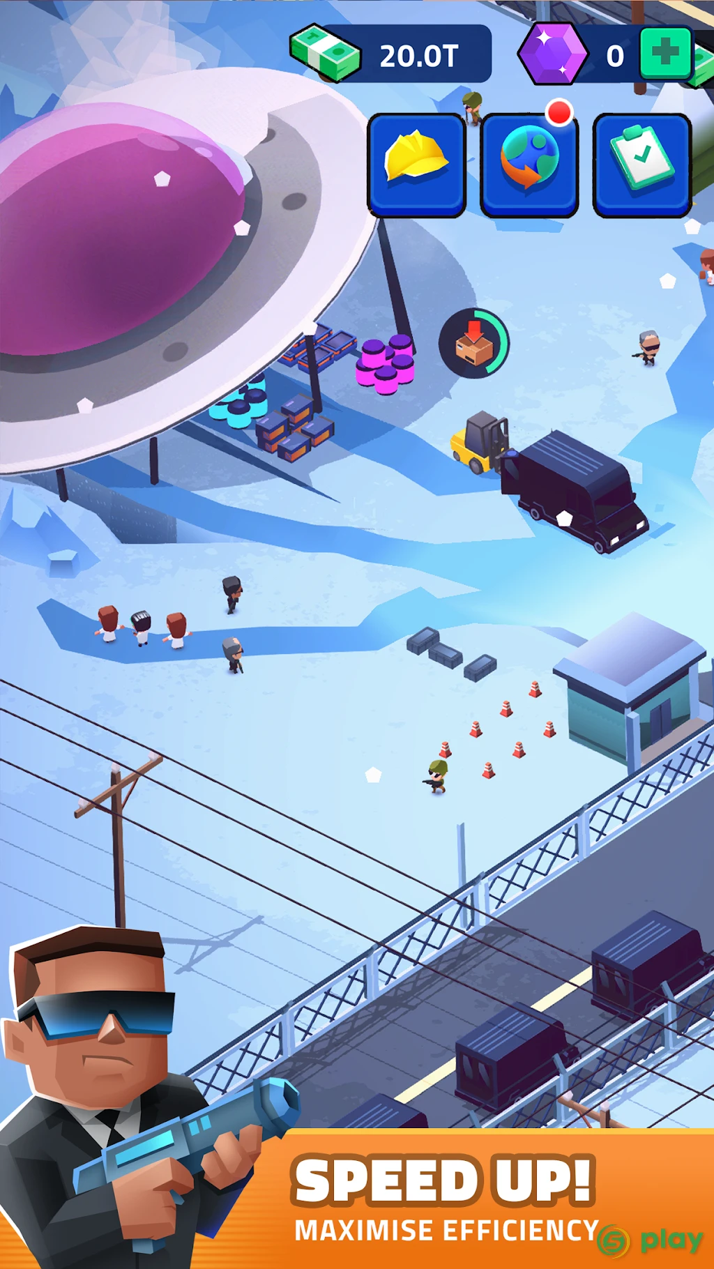 Idle Area 51 — скриншот 3