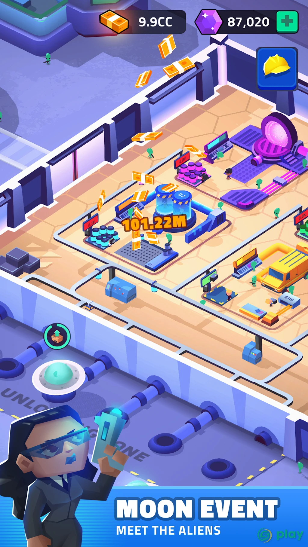 Idle Area 51 — скриншот 5