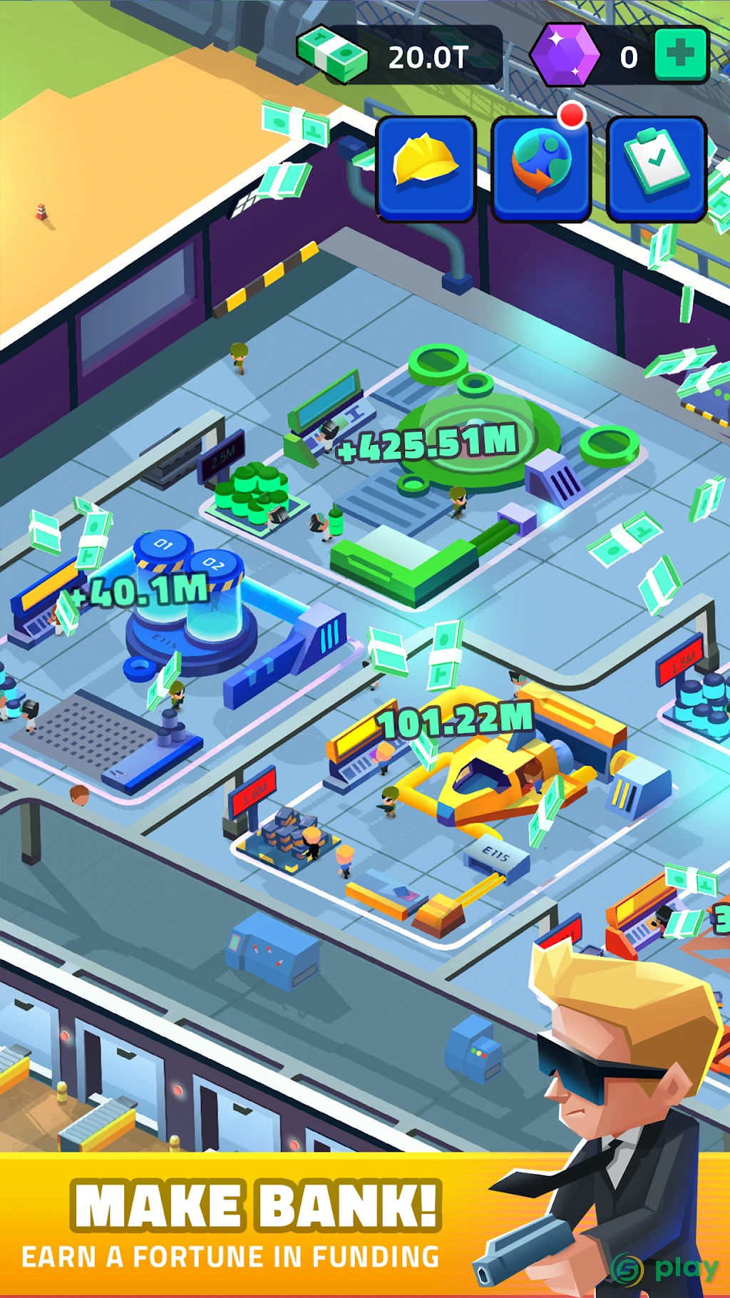 Idle Area 51 — скриншот 6