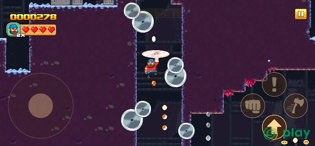 Timberman The Big Adventure — скриншот 1