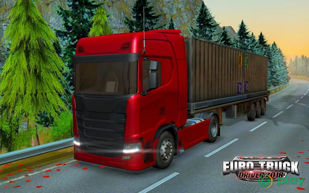 Euro Truck Driver - 2018 — скриншот 1